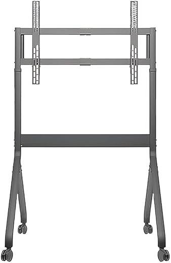 Cornea Premium Motorized Interactive Panel Display Stand Heavy Duty Heights Adjustment Floor TV Trolley with Brackets for ...