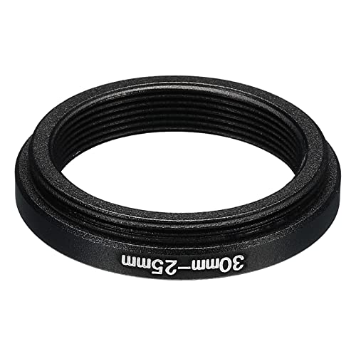 PATIKIL Anillo Adaptador Metal Step Down 30mm-25mm para Filtros y Lentes de Cámara, Aluminio Negro miniatura 3