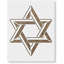 Star of David Stencil - Jewish Stencil, Stencil, Israel Stencil, Hanukkah Stencil, Religion Stencil