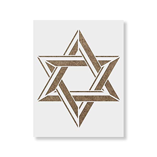 Star of David Stencil - Jewish Stencil, Stencil, Israel Stencil, Hanukkah Stencil, Religion Stencil