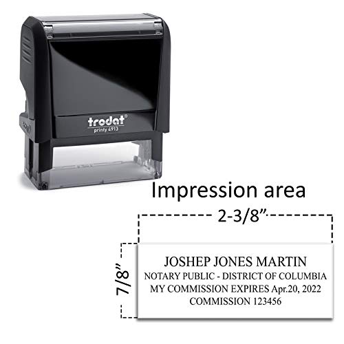 Notary Stamp Seal Ink Personalized Self Inking Stamp Custom Stamp Rubber Stamp 4913 Self Ink Notary Stamp For State Of Massachusetts #TOP3