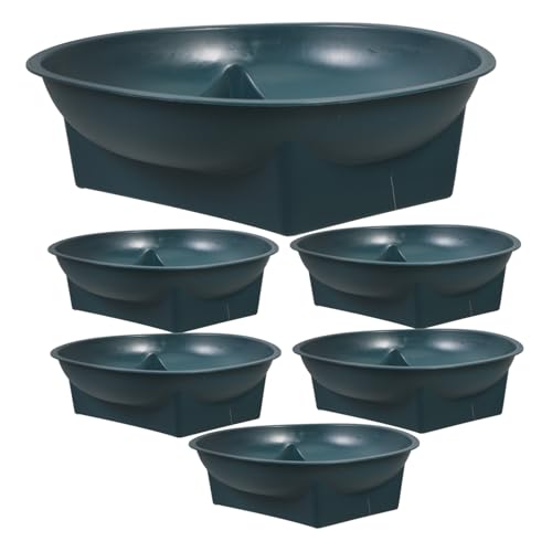 UPKOCH 6pezzi Portafiori Per Tombe in Ciotole Per Fiori Sostituibili Fioriere Commemorative Per Cimiteri Contenitori Per Composizioni Floreali Per Funerali e Decorazioni Di Giardino