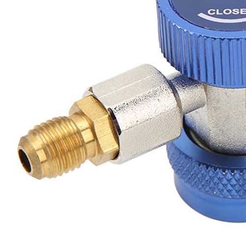 Akozon - Acoplador rápido ajustable para aire acondicionado automotriz R134A, adaptador de alta y baja presión (paquete de 2 unidades) miniatura 5
