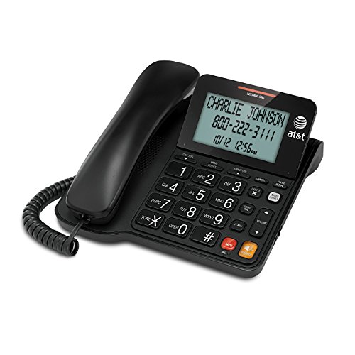 At&T Cl2940 Corded Phone With Speakerphone, Extra-Large Tilt Display/Buttons, Caller Id/Call Waiting And Audio Assist, Black #TOP2