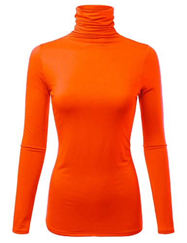 FASHIONOLIC Womens Premium Long Sleeve Turtleneck...