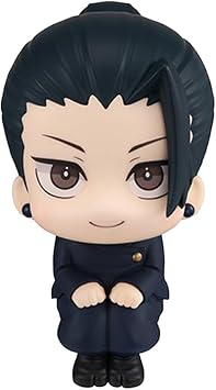 Geto Suguru Figure Anime Suguru Figurine 3.93 Look Up Pose Model Statue PVC Cute Cake Topper Decoration