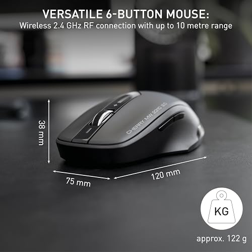 Cherry Mw 2310 2.0 Wireless Mouse. Black. Usb - 3