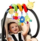 GZYFUVALW Car Seat & Stroller Toy_Infant Toys Baby Sensory Interaction Cartoon Toys with Ringing Bells_Hanging or Wrapping Around The Infant Bed or Strollea