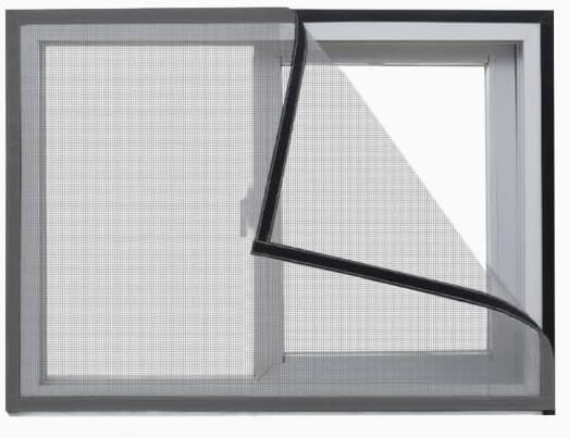 Window Screens, Self-Adhesive Window Screen for Bugs - No Tools, (Curtain Size 90'' x 120'') Removable & Washable Fiberglass Mesh Netting for Doors, Windows, Patio
