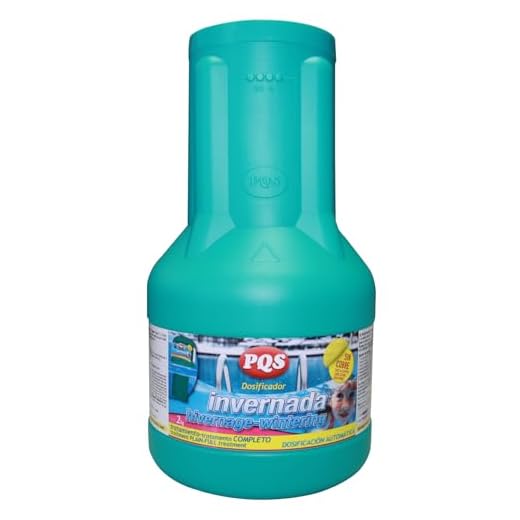 PQS - Dosificador Invernada Sin Cobre - Tratamiento de Invierno para Piscinas - Desinfectante, Floculante y Estabilizador pH - Sin Sulfato de Cobre - hasta 7 Semanas - Uso Único - 2 kg