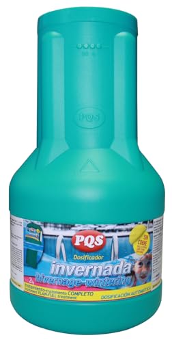 PQS - Dosificador Invernada Sin Cobre - Tratamiento de Invierno para Piscinas - Desinfectante, Floculante y Estabilizador pH - Sin Sulfato de Cobre - hasta 7 Semanas - Uso Único - 2 kg