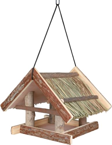 Trixie 55661 Natural Living Futterhaus, 25 × 25 × 25 cm, natur