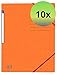 Produktbild Oxford Eckspanner A4 ohne Klappen, aus Karton, orange, 10 Stück