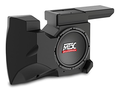 MTX RZRXP-10 Powered 10' 500w Under Dash Subwoofer+Enclosure for Polaris RZR/UTV