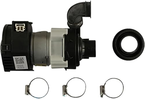 Reemplazo directo para GE WD19X25700 Kit de servicio de bomba de lavado de lavavajillas WD19X26055 WD19X26056