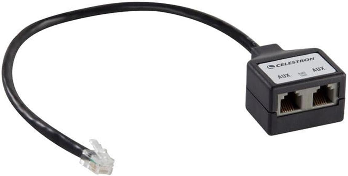 Celestron 93919 Aux Port Splitter, Black