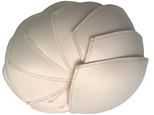 Fypxd 6 Pairs Bra Pad Insert For Sports Bra Or Bikini Tops 5X5 Inch（Beige #TOP1