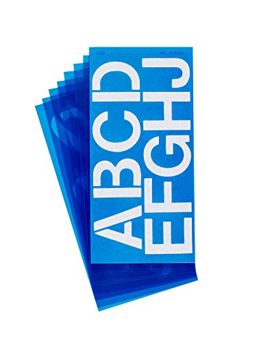 Pochoir Helvetica Westcott 5,1 cm pour un traçage de lettres régulier