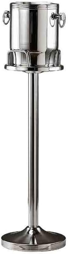 Wine Cooler Stainless Steel Bar Ice Bucket Home Use with Rack Pellet Champagne Deluxe Wine Drinks Bucket