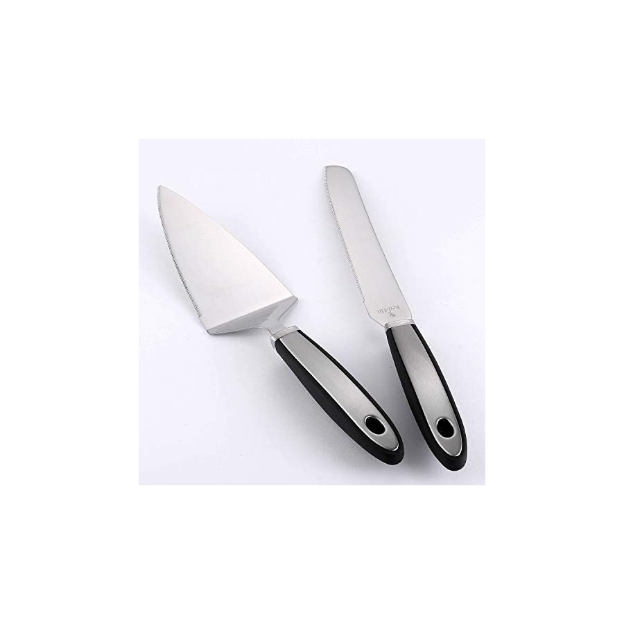 Red-Hit-Cake-Knife-Cutter-and-Spatula-For-Cakes-Pie-Pastry-And-Baked-Goods-Wedding-Cake-Cutting-Server-Cake-Knife-and-Server-Spatula-Cake-Server-Set RED-HIT Cake Cutting Set for Wedding Cake Knife and Server Set, Cake Cutter and Pie Spatula, Cake Server and Knife Set of 2 with Thickened Stainless Steel, Wedding Cake Cutting Set for Birthday