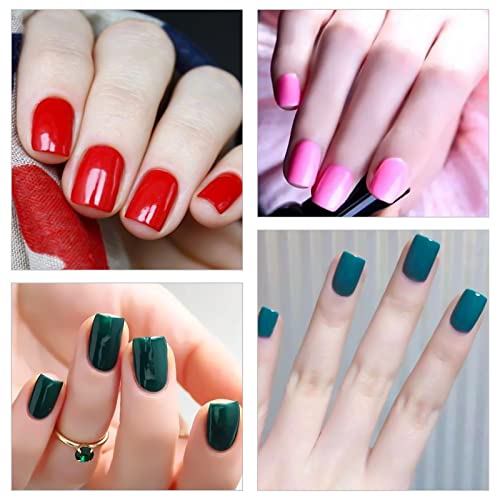 Xeaohesy 20 Sheets Dark Solid Color Nail Polish Strips With Nail File Self-Adhesive Retro Color Gel Nail Strips Full Nail Wraps For Women Nails Art #TOP5