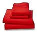 Where the Polka Dots Roam 100% Ultra Soft Microfiber Easy Care Luxury Sheet Set, Full/Double, Red