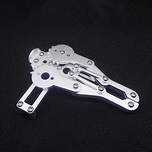 Robotic Claw Heavy Metal Robot Arm Clamp Arm Gripper for MG995 SG5010, Aluminum Accessory