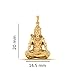925 Sterling Silver 22k Gold Plated Spiritual Shiva Bholenath Pendant Bhagwan Shiv Ji Locket for Men and Women