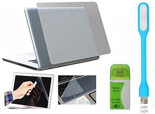 Ramiya 5 in 1 Combo Laptop Skin Kit for 15.6 inches (Screen Guard, Silicone Keyboard Protector, Transparent Lamination Skin,and, cerd Reader USB Light (B077YFLJ1V) Amazon Price History, Amazon Price Tracker