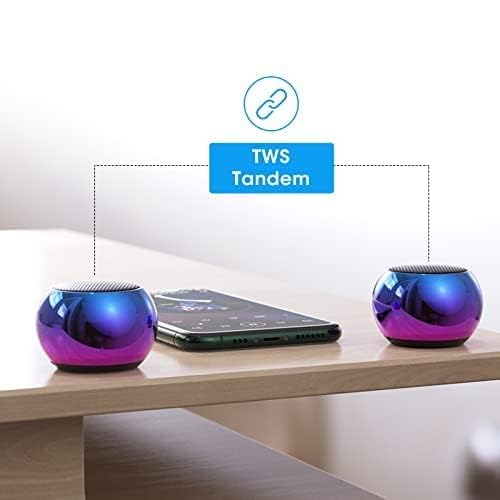 Image of Mini Boost 8 4D Power Bass Metal Speaker, Bluetooth, TWS Stereo Sound, Multicolor