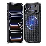 Nillkin CamShield Pro Compatible with iPhone 17 Pro,Compatible MagSafe,Case with Camera Cover,Magnetic 17 Pro 5G Case 6.3-inch Ultra-Thin Design,Shock Protection,Black