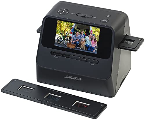 Somikon Fotoscanner: 3in1-Foto-, Dia- & Negativscanner mit 22 MP und HDMI-Ausgang, Akku (Dia Foto Scanner, 3in1 Scanner, digitalisieren Gerät)