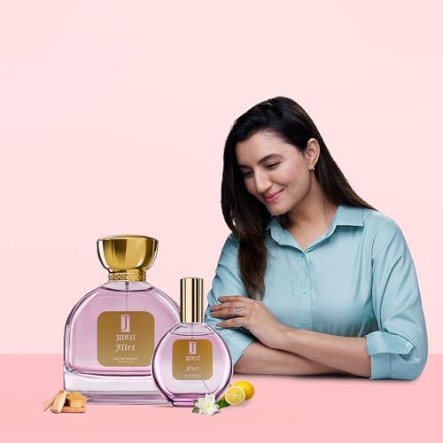 Image of JIDEN Luxury Flirt Eau De Parfum, Perfume For Girls, 30ml with Jasmine, Peony & Freesia Notes | Premium Aqua & woody Long Lasting Luxury Perfume Women | Gift Items for Women