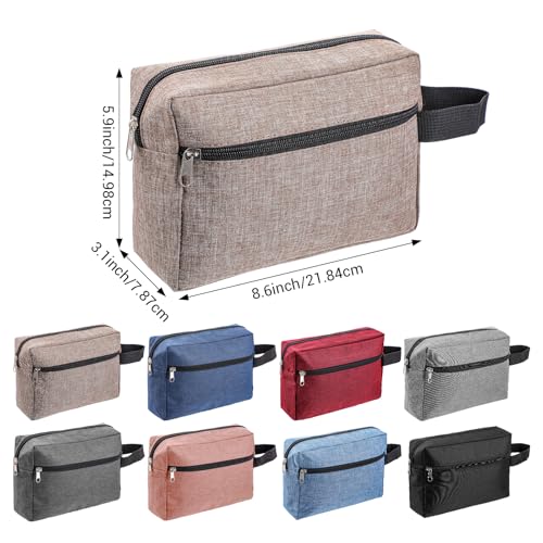8 Pcs Travel Toiletry Bag for Men and Women Waterproof Grooming Bag Portable Cosmetic Storage Makeup Pouch Organizer with Large Capacity Groomsmen Gifts for Wedding Day2
