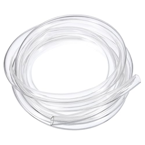 QUARKZMAN Tubo de Pvc, 14mm de ID x 18mm de OD - 13 Pies de Largo Tubos de Agua de Vinilo Transparente, Tubería de Agua Plástico Ligero y Flexible para Acuaponía