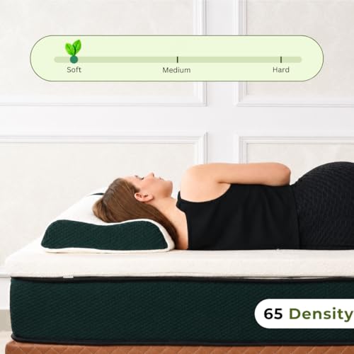 Image of Dreamzee 100% Certified Natural Latex Mattress Topper with GOTS Fabric| Soft Comfort | 5 Year's Warranty | Mattress Padding Topper King Size (75x72x2 Inches)
