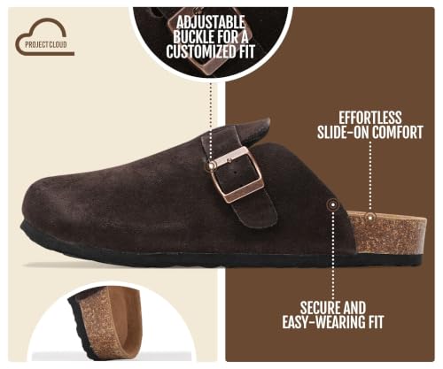 Project Cloud 100% Full Grain Genuine Leather Clogs for Men Mules for Men by Project Cloud - Used condition - Image 4