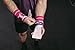 Velites - Official Crossfit® Games Quad Pro Grips - Size M Color Pink - with Chalk - Wristbands and Carry Bag Included - Pull-ups, Muscle-ups, and Toes-to-bar
