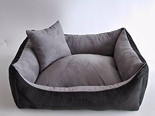 slatters be royal store Reversible Dual Ultra Soft Velvet Grey Black Color Luxury Sofa Bed PET Bed | Dog Bed | CAT Bed | Puppies Puppy Bed | Rabbit Bed (B079T8Y3PL) Amazon Price History, Amazon Price Tracker