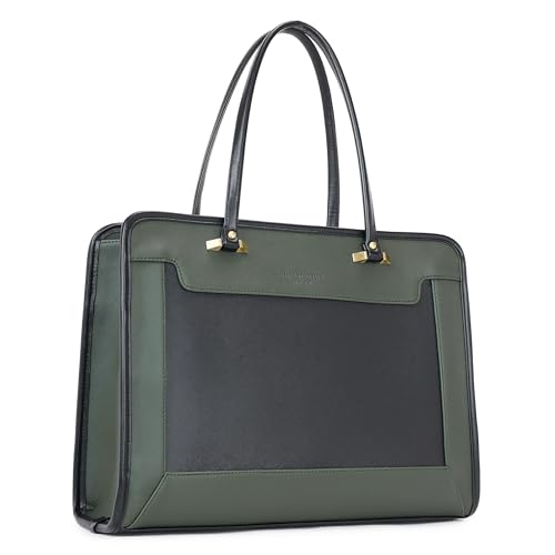 Image of Pramadda Pure Luxury Regina Work Tote bag for women office use | Laptop Shoulder Handbag | Stylish College bags for girls | Large Size Spacious Tote Bag.