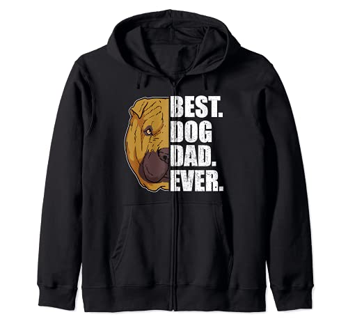 Best Dog Dad Ever Shar Pei Perros Regalo Sudadera con Capucha