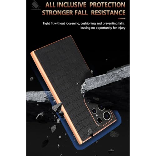 Coque arrière antichoc S22 Plus noire avec finition plaquée élégante - 4