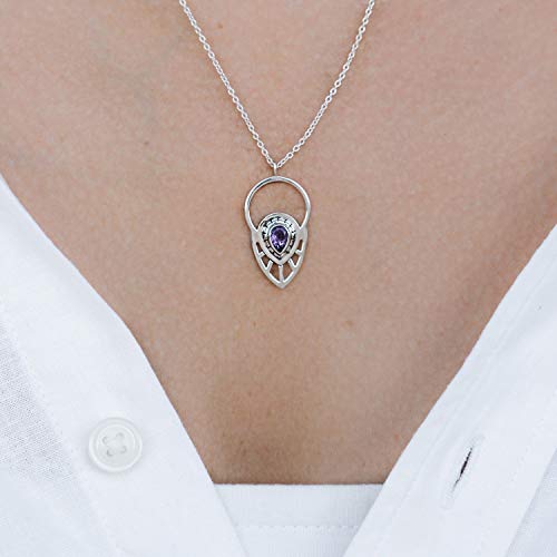 Boho necklace Orion Amethyst. Silver necklase with amethyst. Necklace for women. Present for her. Amethyst jewelry