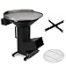 Onlyfire Estufa Rocket 3-1 Estufa de Camping Multifuncional con parrilla de cocción y placa de plancha, Ideal para cocinar al aire libre, camping, picnic, barbacoa.