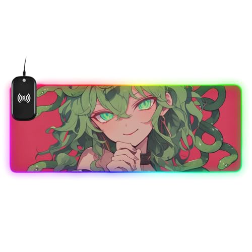 Tapis de souris de jeu Medusa Wirel Charging tapis de souris grand format