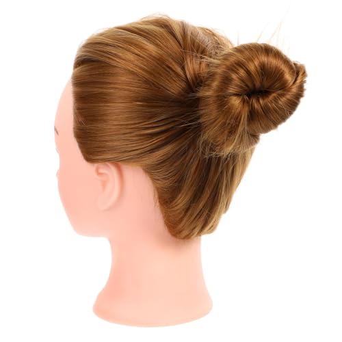 Tête entraînement cosmétologie cheveux humains doux pour examen coiffure et coiffage