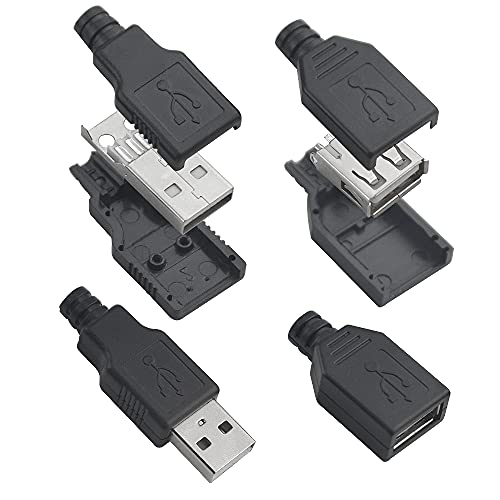 Juego de 40 conectores USB tipo A premium miniatura 4