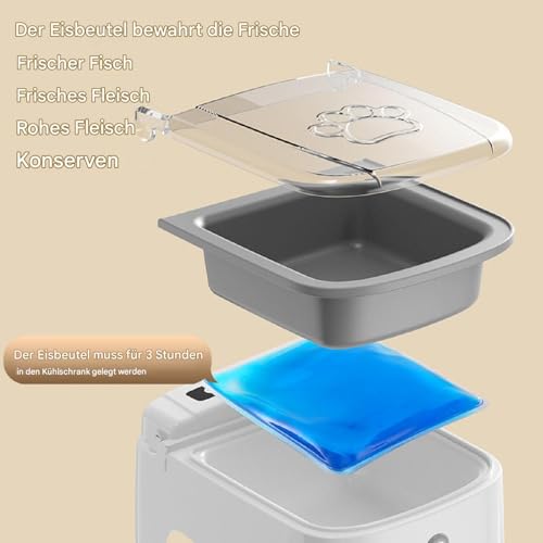 Distributeur automatique de nourriture pour chat et chien avec programmateur repas - 7