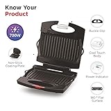 BOSS 501 Griller Toaster; 750-Watt; Changeable Grill & Toaster Plates