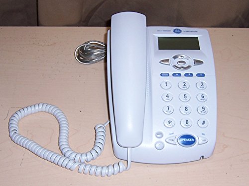 Teléfono con cable GE 29385GE1 con altavoz e identificador de llamadas miniatura 1